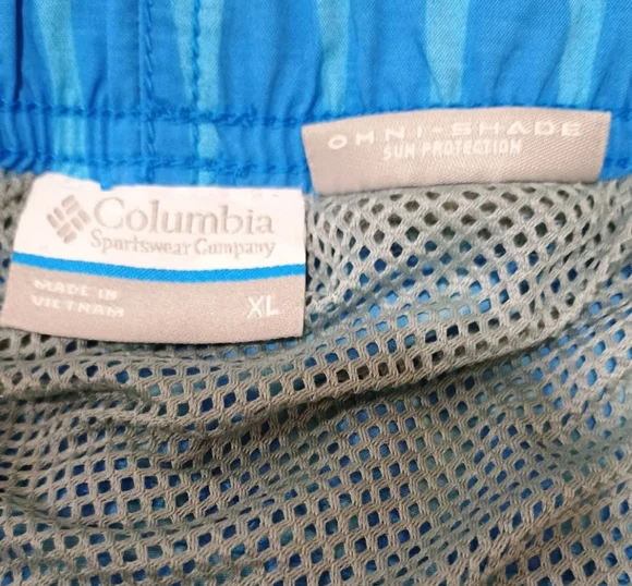 Columbia Blue Men's Swim Shorts Size Xl - Picture 3 of 3